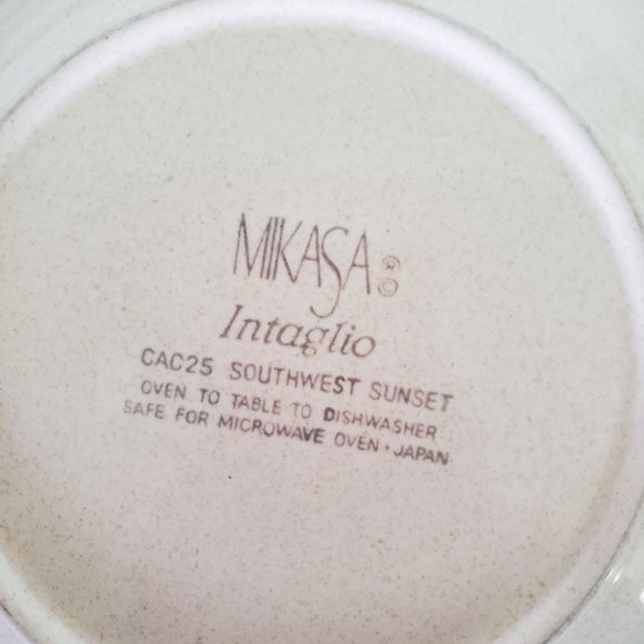 3 Mikasa Southwest Sunset Soup or Pasta Bowls - Picture 5 of 5